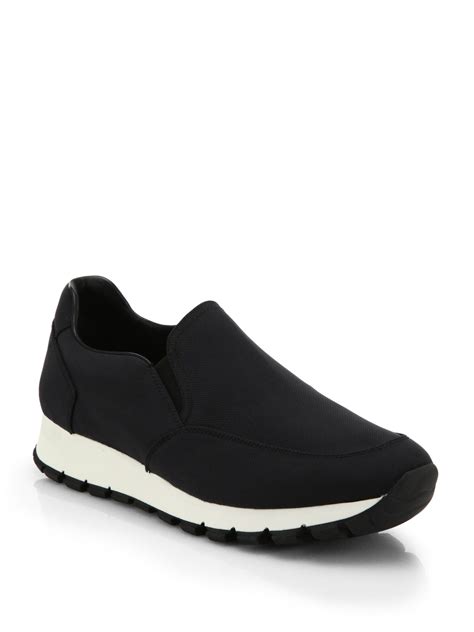 prada slip on sneakers womens|prada slip on sneakers men.